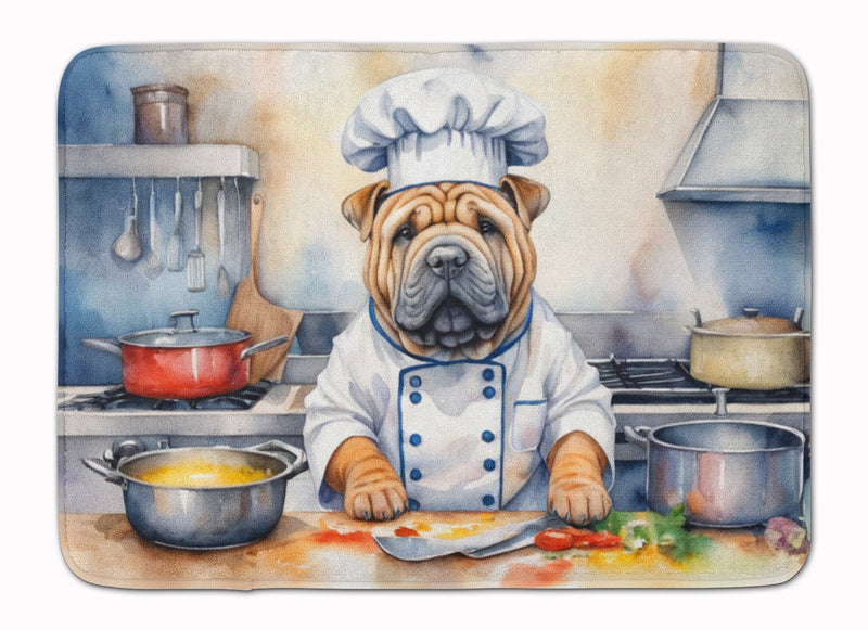 Shar Pei The Chef Memory Foam Kitchen Mat