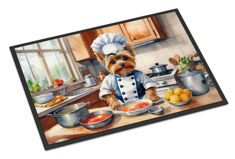 Yorkie Yorkshire Terrier The Chef Doormat