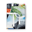 Affenpinscher Luau Apron – Artist-Designed Kitchen, BBQ & Craft Apron