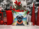 Affenpinscher Luau Throw Pillow - 14x14 Decorative Pillow – Art for Your Home & Patio