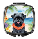 Affenpinscher Luau Compact Mirror – Stylish Purse Mirror with Artistic Covers