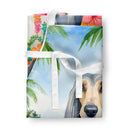 Afghan Hound Luau Apron – Artist-Designed Kitchen, BBQ & Craft Apron