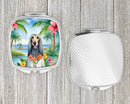 Afghan Hound Luau Compact Mirror – Stylish Purse Mirror with Artistic Covers