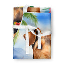 Airedale Terrier Luau Apron – Artist-Designed Kitchen, BBQ & Craft Apron