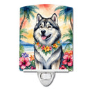 Alaskan Malamute Luau Ceramic Night Light