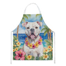 American Bulldog Luau Apron – Artist-Designed Kitchen, BBQ & Craft Apron