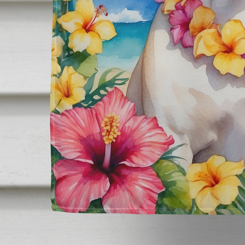 American Bulldog Luau House Flag