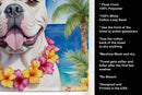 American Bulldog Luau Kitchen Towel