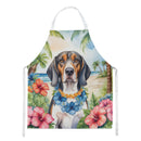 American English Coonhound Luau Apron – Artist-Designed Kitchen, BBQ & Craft Apron