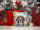 American English Coonhound Luau Throw Pillow - 14x14 Decorative Pillow – Art for Your Home & Patio