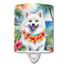American Eskimo Luau Ceramic Night Light