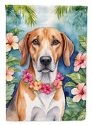 American Foxhound Luau House Flag