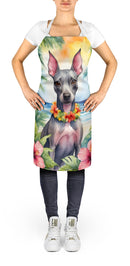 American Hairless Terrier Luau Apron – Artist-Designed Kitchen, BBQ & Craft Apron