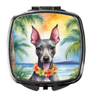 American Hairless Terrier Luau Compact Mirror – Stylish Purse Mirror with Artistic Covers