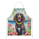 American Water Spaniel Luau Apron – Artist-Designed Kitchen, BBQ & Craft Apron