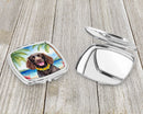 American Water Spaniel Luau Compact Mirror – Stylish Purse Mirror with Artistic Covers