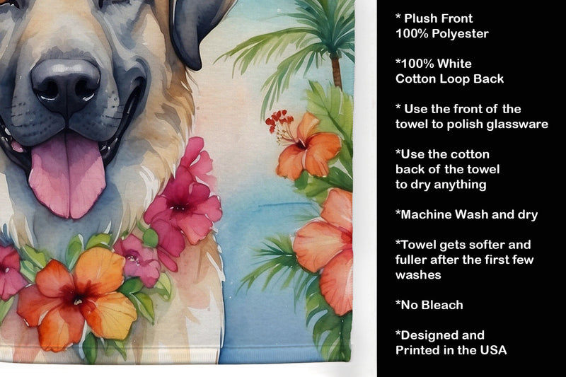 Anatolian Shepherd Luau Kitchen Towel