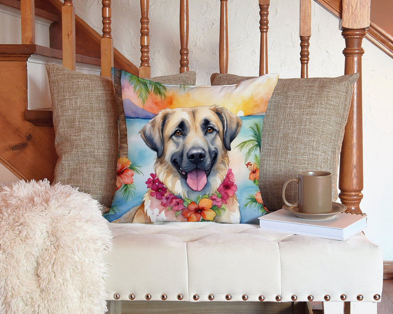 Anatolian Shepherd Luau Throw Pillow - 14x14 Decorative Pillow – Art for Your Home & Patio