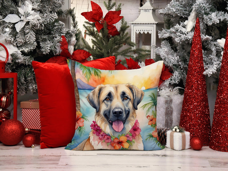 Anatolian Shepherd Luau Throw Pillow - 14x14 Decorative Pillow – Art for Your Home & Patio