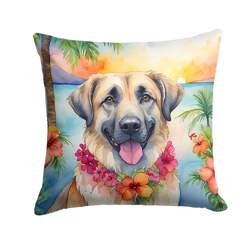 Anatolian Shepherd Luau Throw Pillow