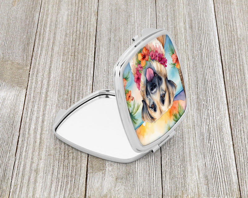 Anatolian Shepherd Luau Compact Mirror – Stylish Purse Mirror with Artistic Covers