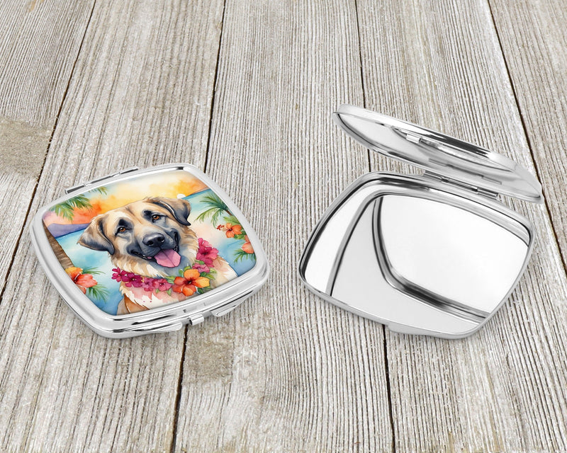 Anatolian Shepherd Luau Compact Mirror – Stylish Purse Mirror with Artistic Covers