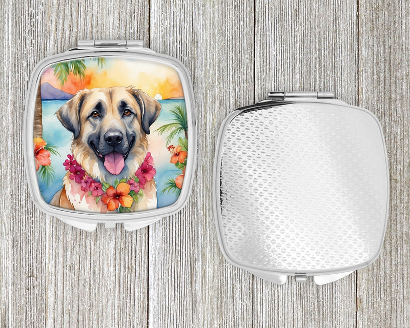 Anatolian Shepherd Luau Compact Mirror – Stylish Purse Mirror with Artistic Covers