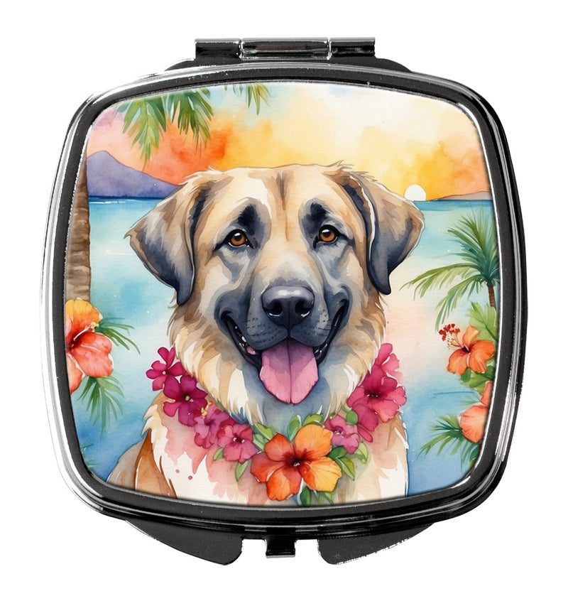 Anatolian Shepherd Luau Compact Mirror – Stylish Purse Mirror with Artistic Covers