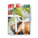 Border Terrier Luau Apron – Artist-Designed Kitchen, BBQ & Craft Apron