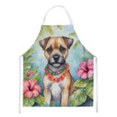 Border Terrier Luau Apron – Artist-Designed Kitchen, BBQ & Craft Apron