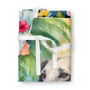 Borzoi Luau Apron – Artist-Designed Kitchen, BBQ & Craft Apron