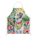 Borzoi Luau Apron – Artist-Designed Kitchen, BBQ & Craft Apron