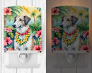 Borzoi Luau Ceramic Night Light