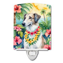 Borzoi Luau Ceramic Night Light