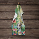 Borzoi Luau Kitchen Towel