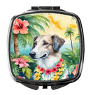 Borzoi Luau Compact Mirror – Stylish Purse Mirror with Artistic Covers