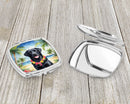 Black Labrador Retriever Luau Compact Mirror – Stylish Purse Mirror with Artistic Covers