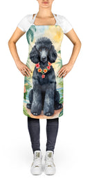 Black Poodle Luau Apron – Artist-Designed Kitchen, BBQ & Craft Apron