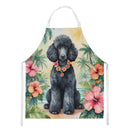 Black Poodle Luau Apron – Artist-Designed Kitchen, BBQ & Craft Apron