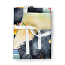 Black Poodle Luau Apron – Artist-Designed Kitchen, BBQ & Craft Apron