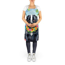 Black Pug Luau Apron – Artist-Designed Kitchen, BBQ & Craft Apron