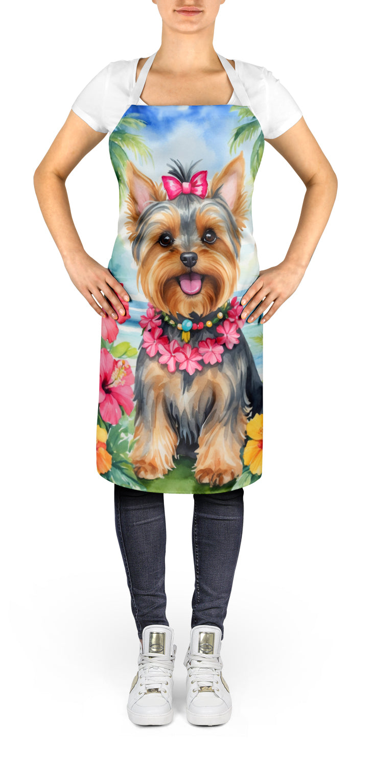 Yorkshire Terrier Luau Apron