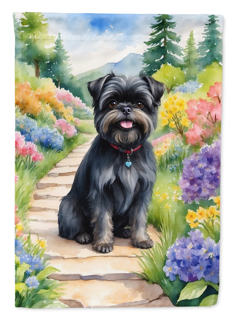 Affenpinscher Spring Path House Flag