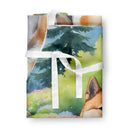 Akita Spring Garden Apron – Artist-Designed Kitchen, BBQ & Craft Apron