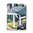 Alaskan Klee Kai Spring Garden Apron – Artist-Designed Kitchen, BBQ & Craft Apron