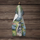 Alaskan Klee Kai Spring Garden Kitchen Towel