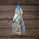 American Bulldog Spring Garden Kitchen Towel