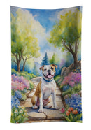 American Bulldog Spring Garden Kitchen Towel