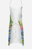 American Bulldog Spring Garden Apron – Artist-Designed Kitchen, BBQ & Craft Apron