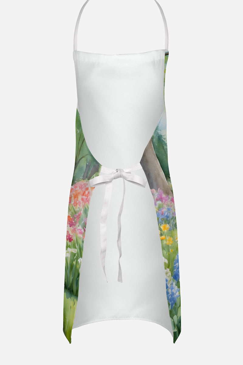 American English Coonhound Spring Garden Apron – Artist-Designed Kitchen, BBQ & Craft Apron